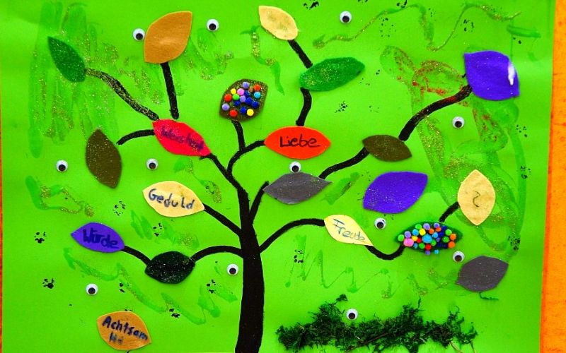 Baum mit Augen